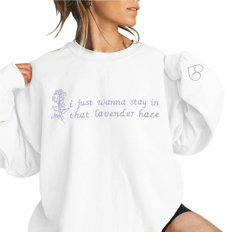 FAYALEQ Fayaleq Lavender Sweatshirt For Women Country Music Pullover Fan Gift Hoodie Casual Long Sleeve Tops | Fashion Hoodies & Sweatshirts