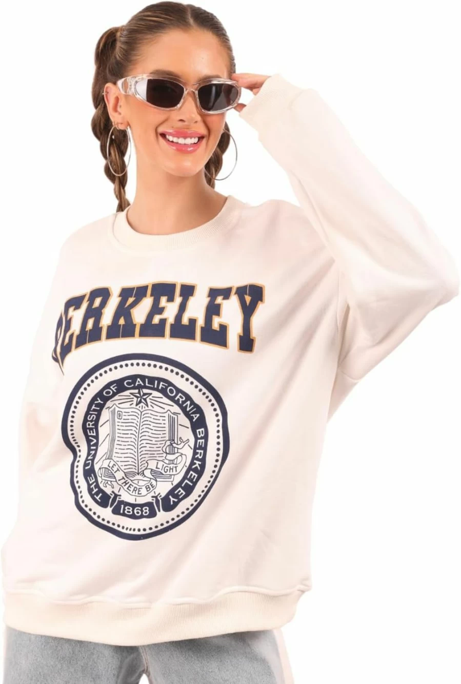 9teen Boutique California Collage Sweatshirt | Fashion Hoodies & Sweatshirts