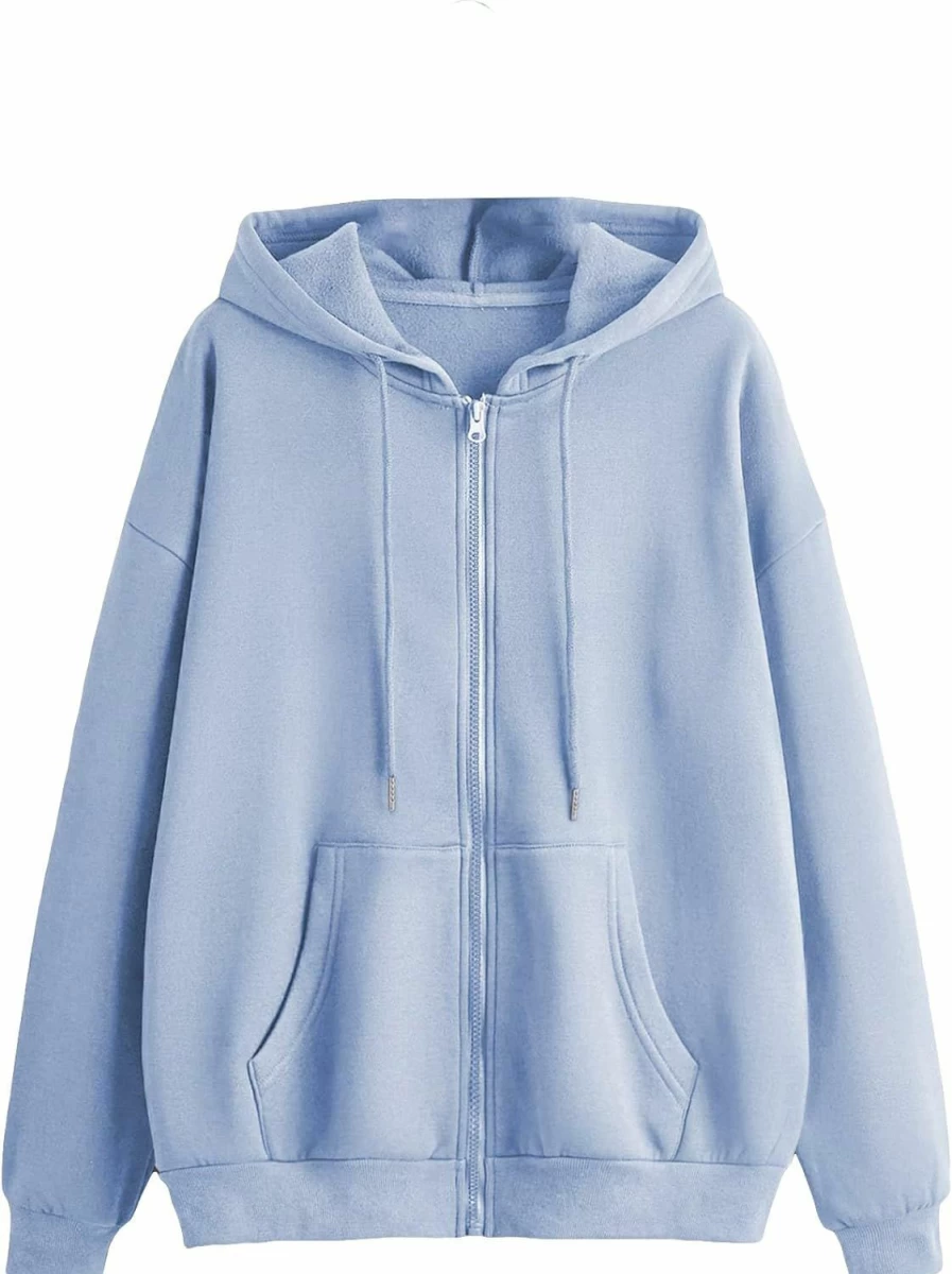 SHENHE Shenhe Women'S Zip Up Casual Long Sleeve Pocket Drawstring Hoodies Sweatshirt | Fashion Hoodies & Sweatshirts