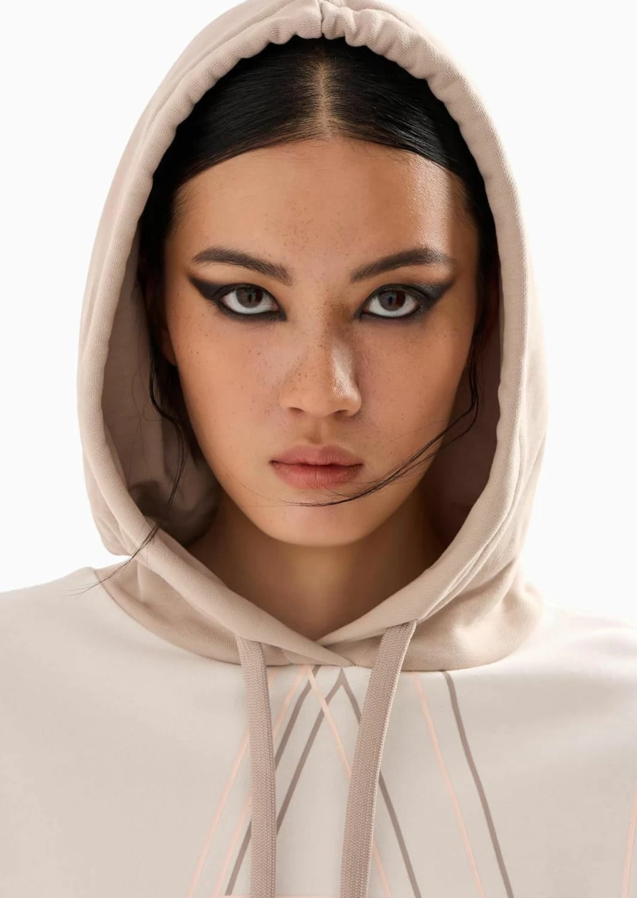 A | X ARMANI EXCHANGE A | X Armani Exchange Women'S Ax Outline Logo Print Hoodie Sweatshirt | Fashion Hoodies & Sweatshirts