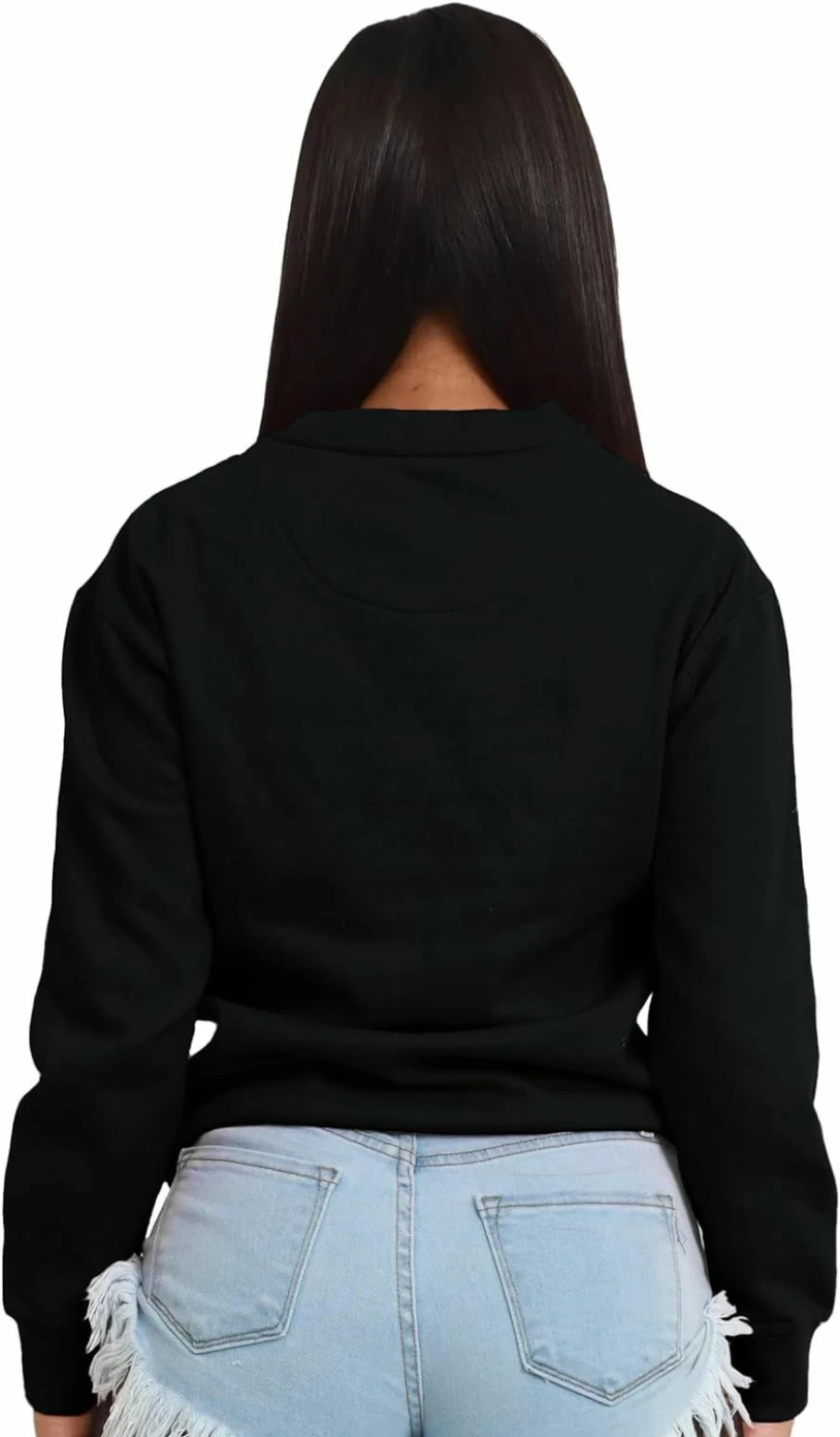 Nimsruc Nimsruc Women Crewneck Sweatshirts Long Sleeve Casual Oversized Sweatshirt | Fashion Hoodies & Sweatshirts