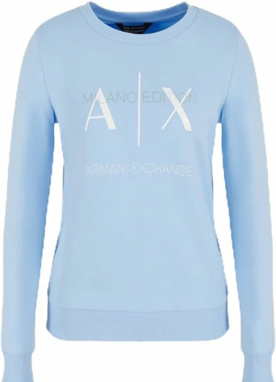 A | X ARMANI EXCHANGE A | X Armani Exchange Women'S Milano Edition Crewneck Pullover Sweatshirt | Fashion Hoodies & Sweatshirts