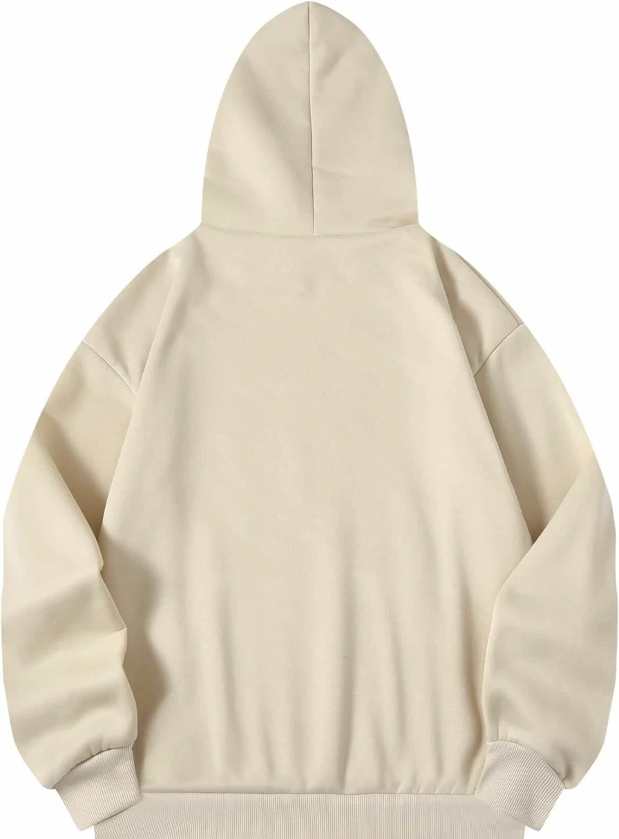 COZYEASE Cozyease Women'S Letter Graphic Hoodie Sweatshirt Long Sleeve Pullover Drawstring Thermal Jacket With Pockets | Fashion Hoodies & Sweatshirts
