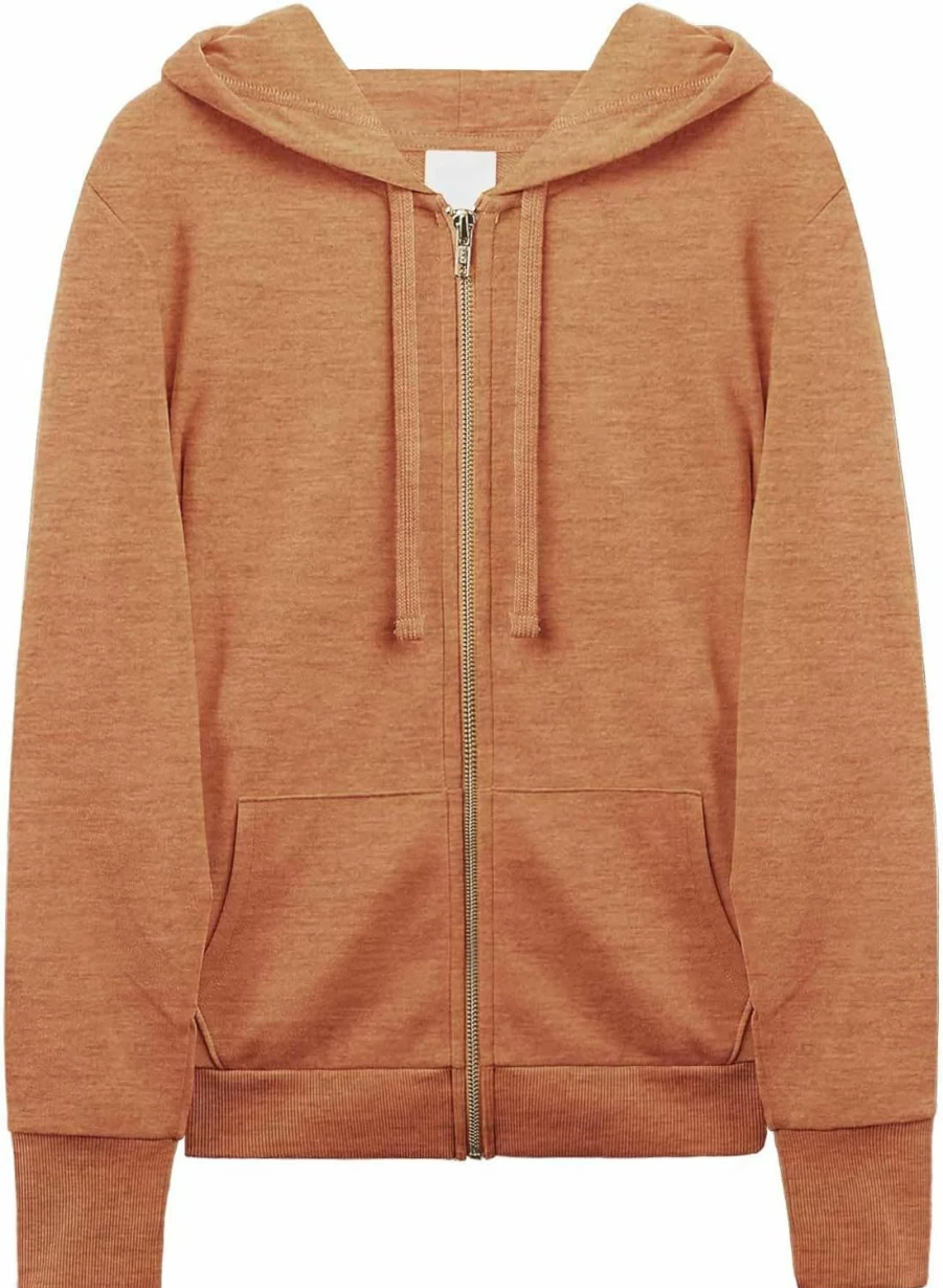 A2Y A2Y Women'S Causal Basic Simple Zip Up Hoodie Sweat Jacket | Fashion Hoodies & Sweatshirts