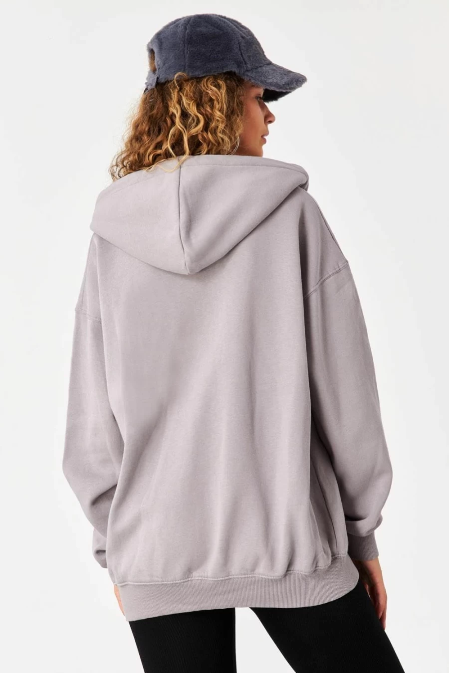 addax Addax Zip-Up Hoodie Women | Y2K-Inspired Double-Layer Hoodie | Adjustable Drawstring, Stylish Oversized Sweatshirt | Fashion Hoodies & Sweatshirts