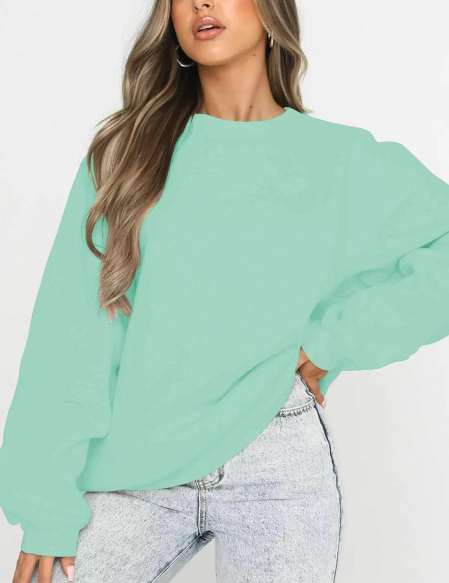 Orchidays Orchidays Women'S Casual Crewneck Sweatshirt Long Sleeve Loose Fitting Pullovers Fall Tops | Fashion Hoodies & Sweatshirts
